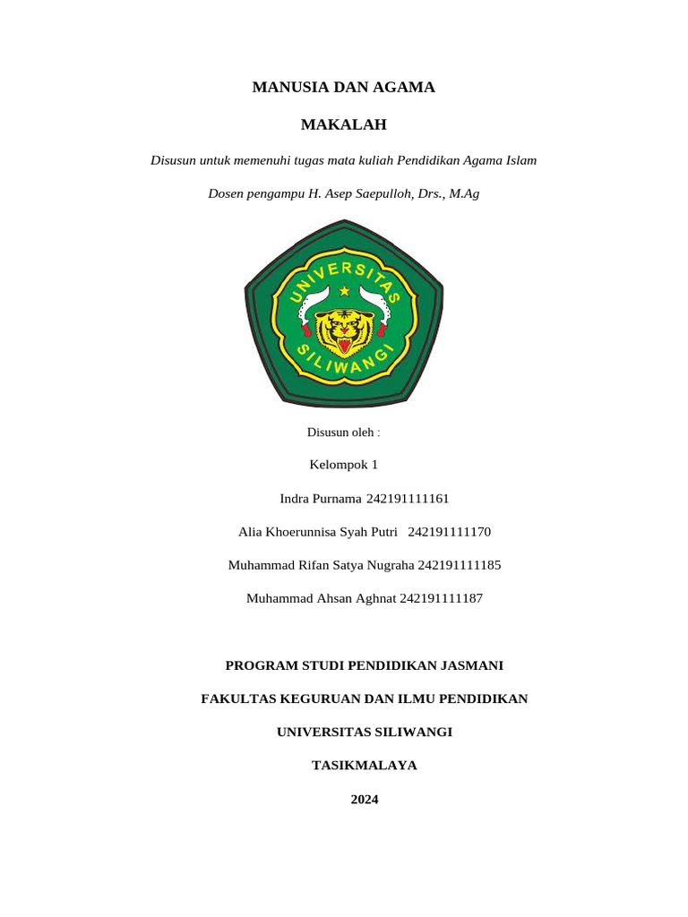 Hubungan Manusia dan Agama dalam Islam | PDF