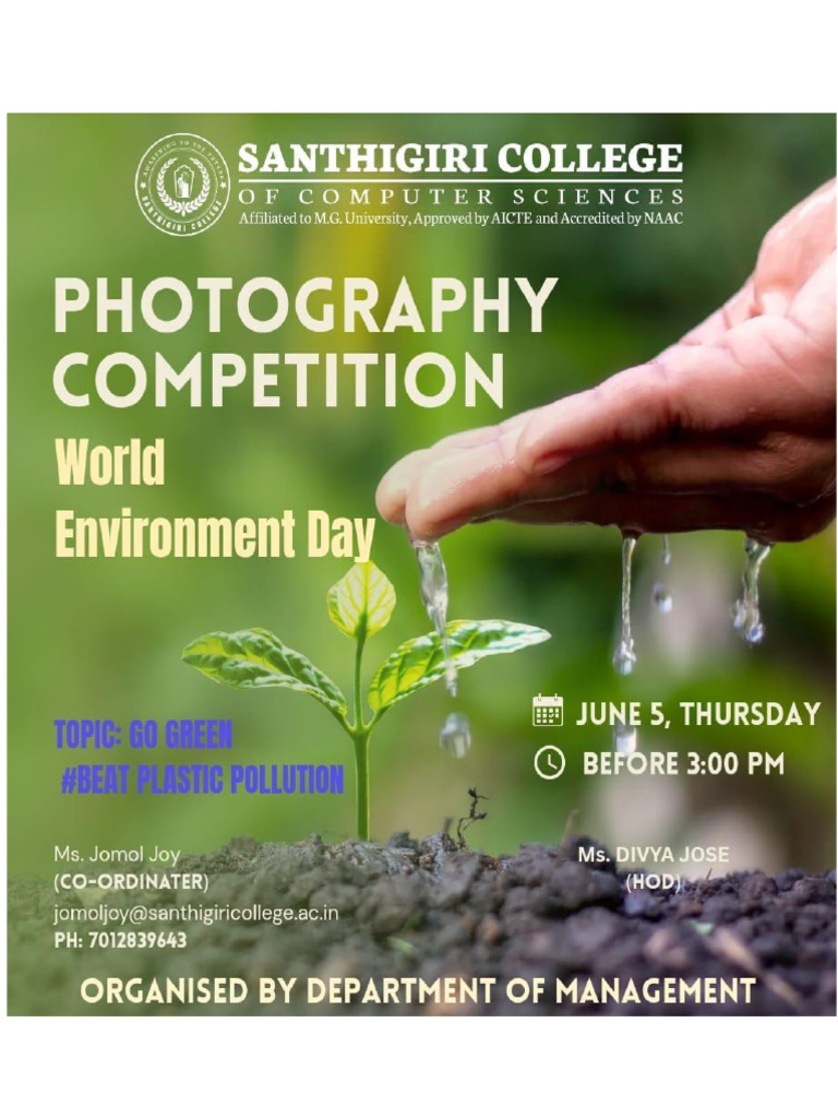World Environment Day 2025 Photography Competition | PDF