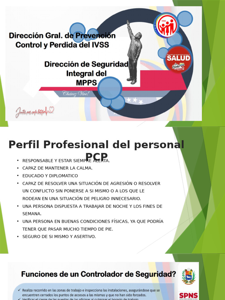 Funciones Del Personal de PCP | PDF