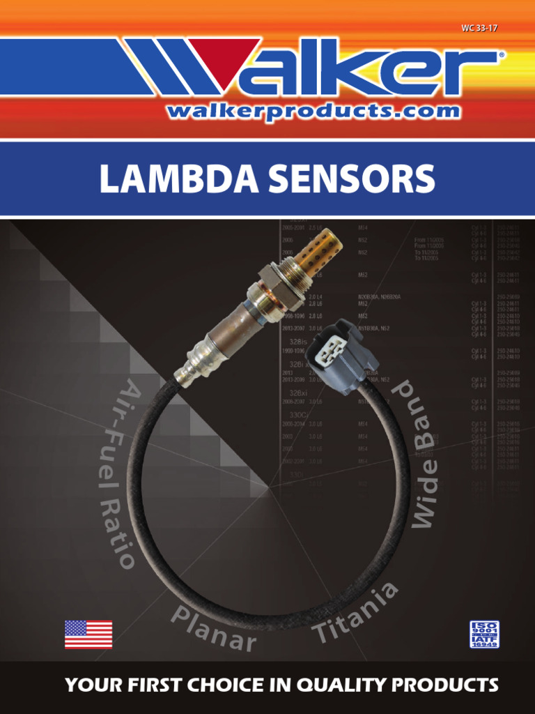 Lambda Sensor Catalogue Europe Lambda Sensor Catalogue Europe | PDF ...