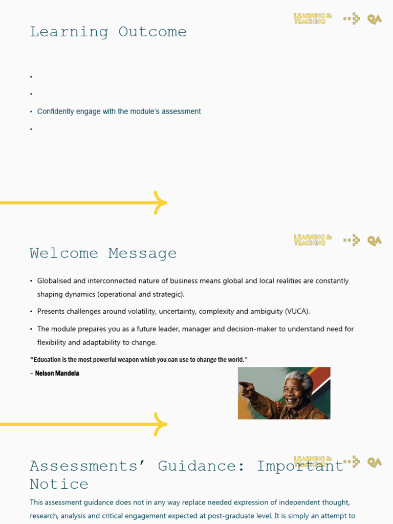 Global Business Module Assessment Guide | PDF