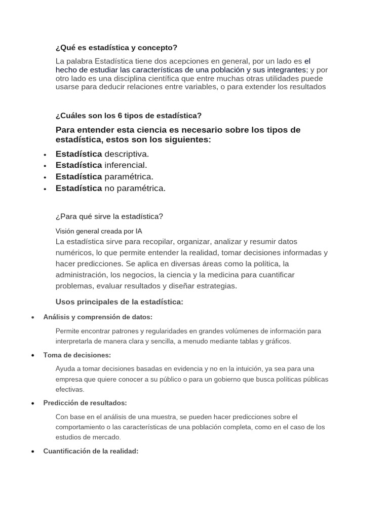 Esta Di Stica | PDF | Estadísticas | Datos