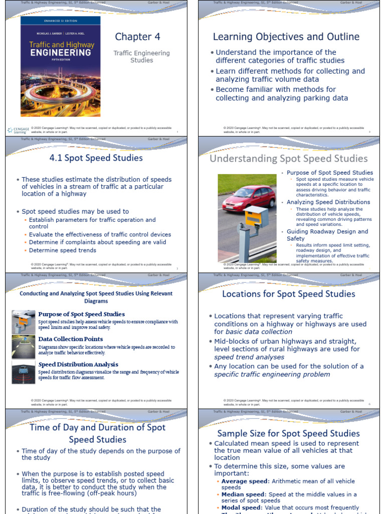 Spot Speed Studies in Traffic Engineering | PDF | Traffic | Parking