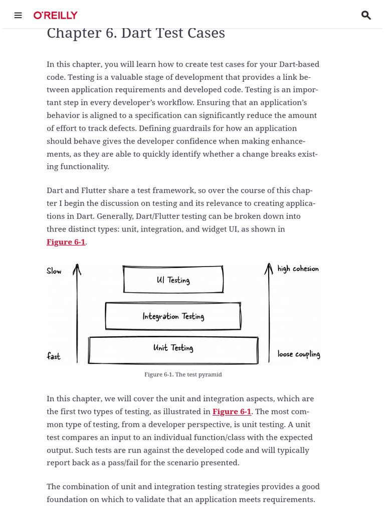 Dart Unit and Integration Testing Guide | PDF | Unit Testing | Computer ...