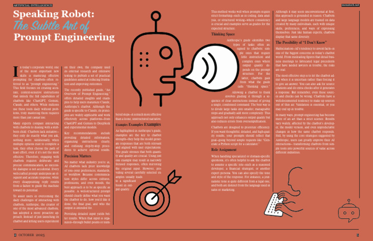Mastering Prompt Engineering for Chatbots | PDF | Artificial ...