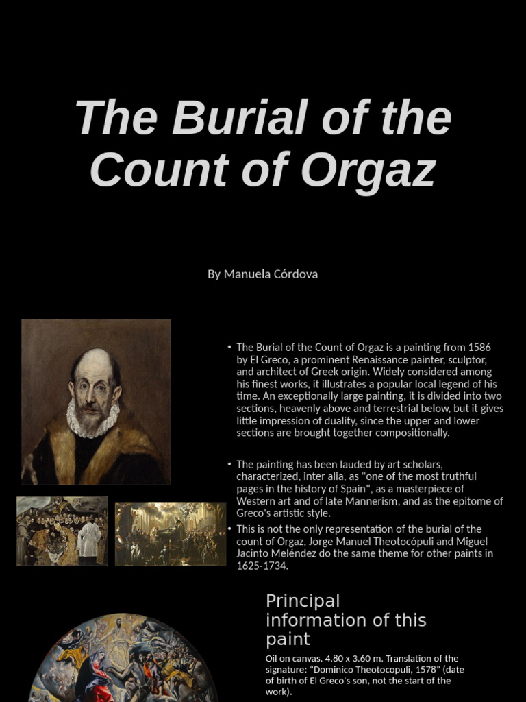 The Burial of the Count of Orgaz | PDF