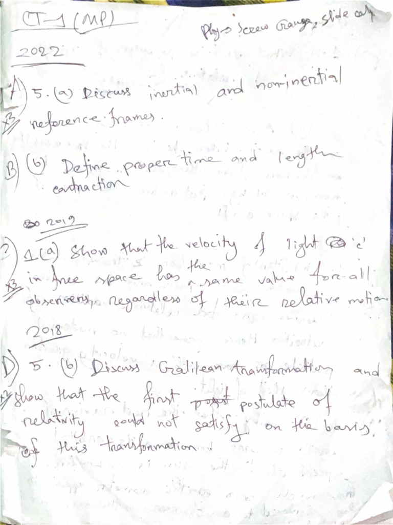 QB Solve Modern Physics CT-1 | PDF