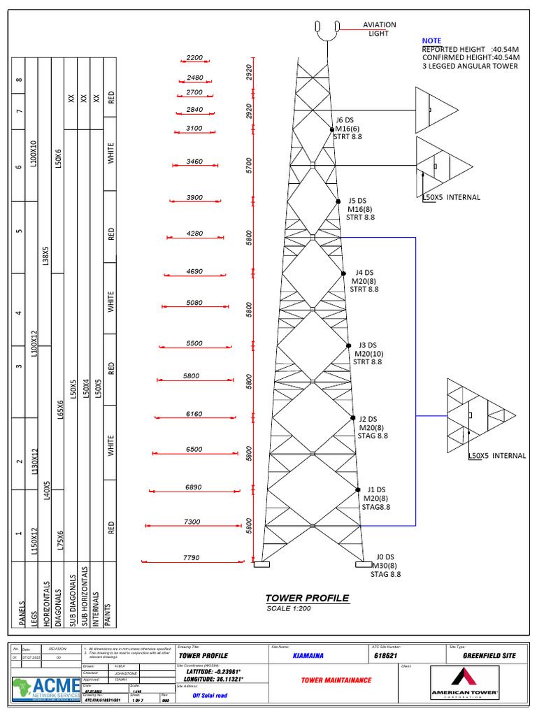 ATC Tower Mapping and Specifications | PDF | Latitude | Longitude
