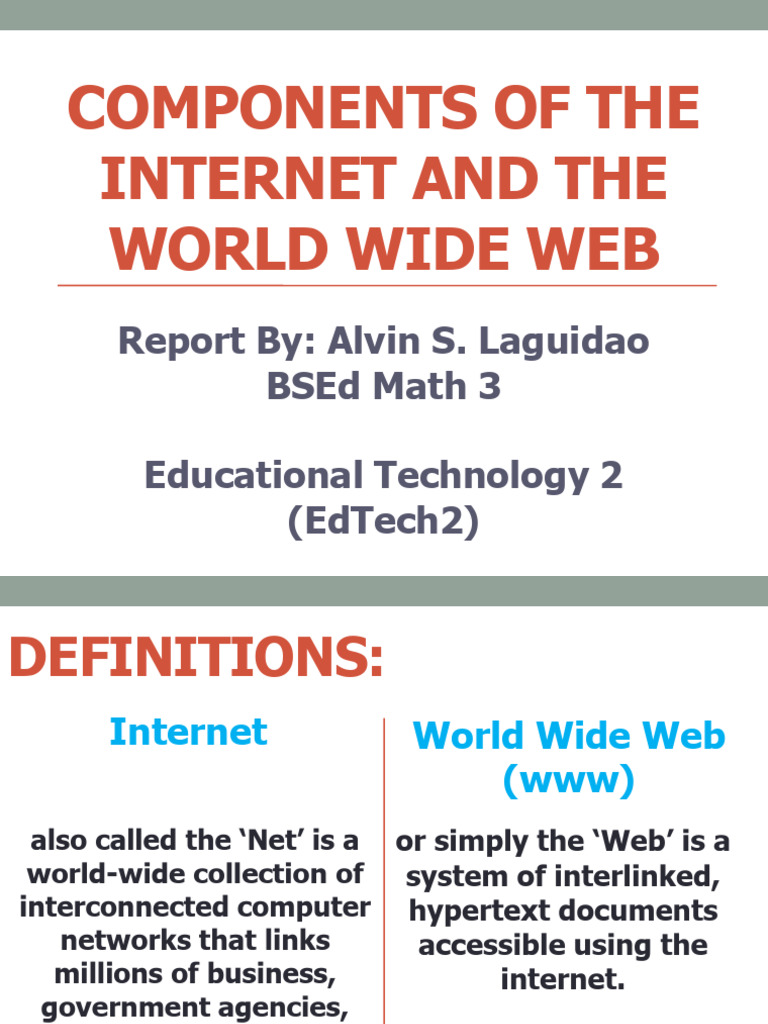Major Components of the WWW Explained | PDF | World Wide Web | Internet ...