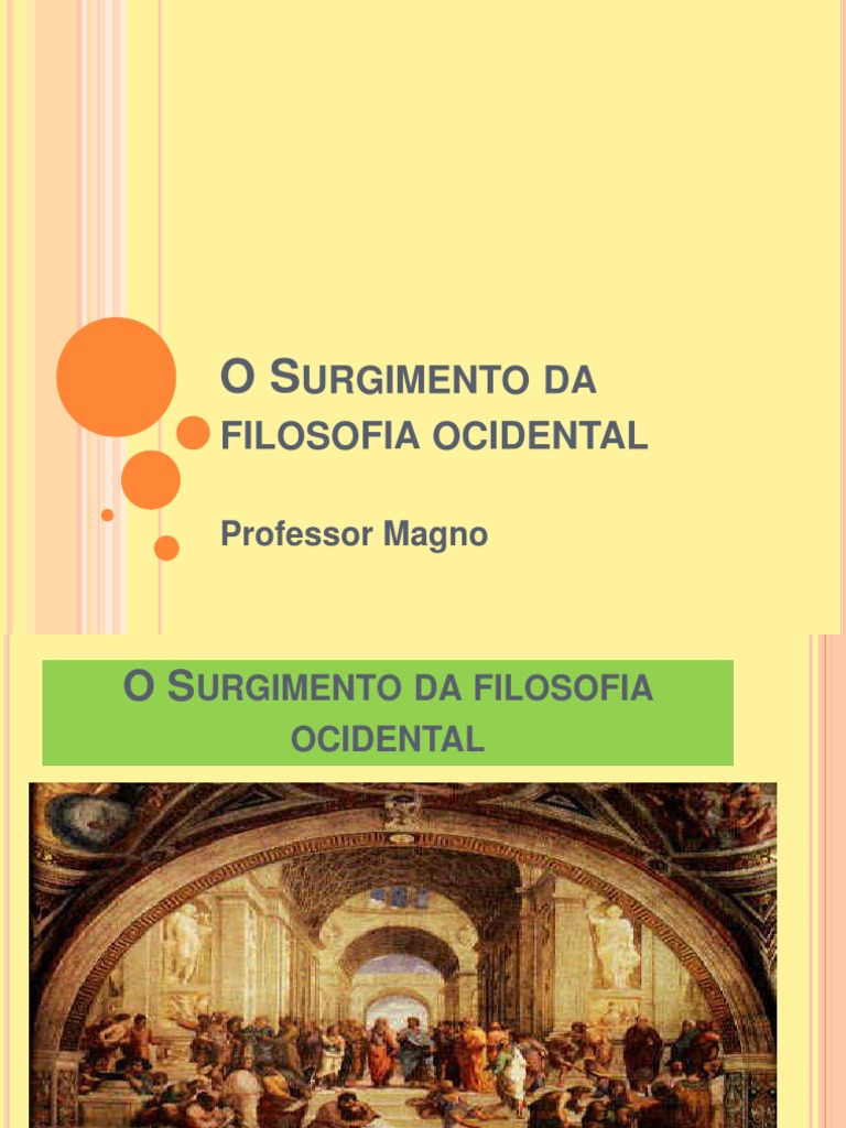 Condições Históricas Para O Surgimento Da Filosofia