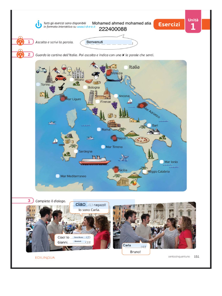 Italian Exercises | PDF