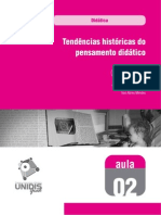 Tendências históricas do pensamento didático