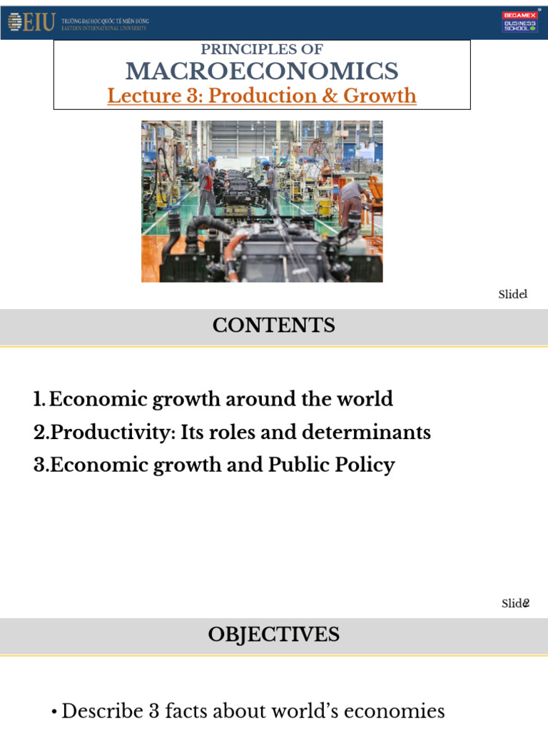 Global Economic Growth and Productivity Insights | PDF | Economic ...