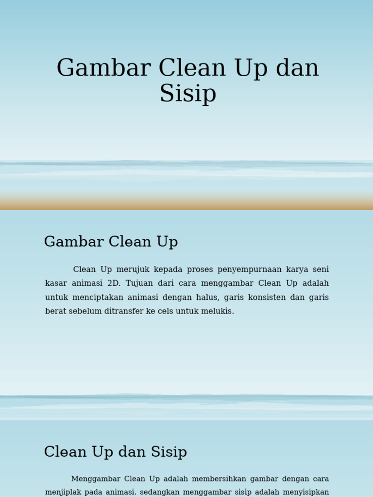 Materi 8 - Gambar Clean Up Dan Sisip | PDF