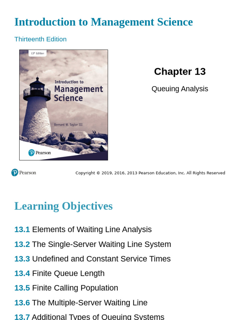 Queuing Analysis in Management Science | PDF | Mathematics | Applied ...