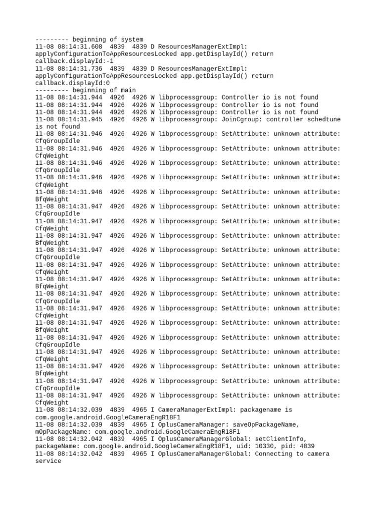 Log Cat 1762564471845 | PDF | Computing Platforms | System Software