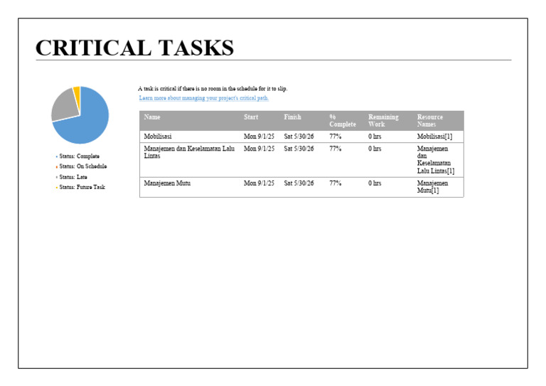 Critical Task | PDF