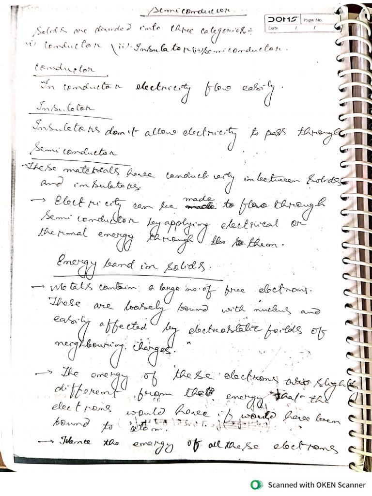 Semiconductor Devices Notes | PDF