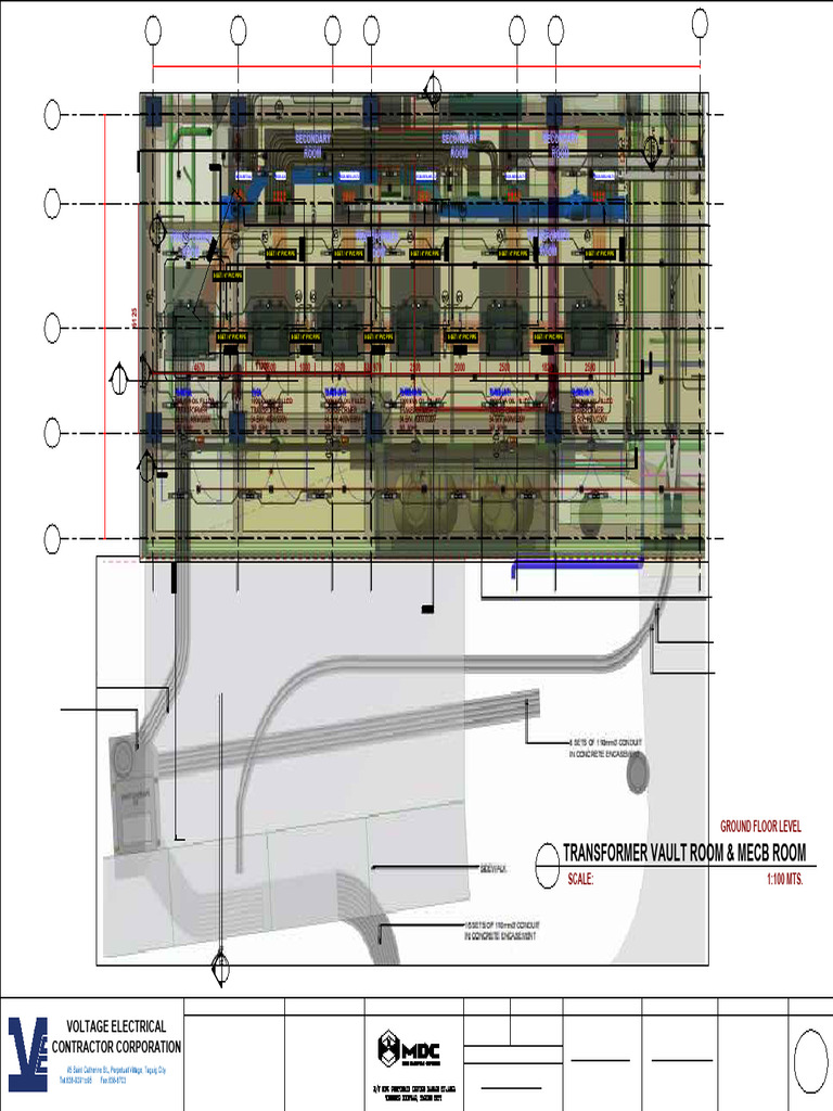 Electrical Layout for Transformer Rooms | PDF | Electric Power ...