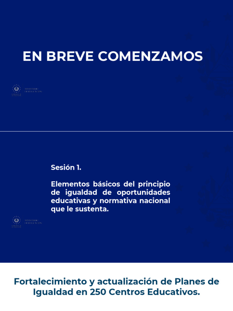 Igualdad de Oportunidades Educativas | PDF | Igualdad de género ...
