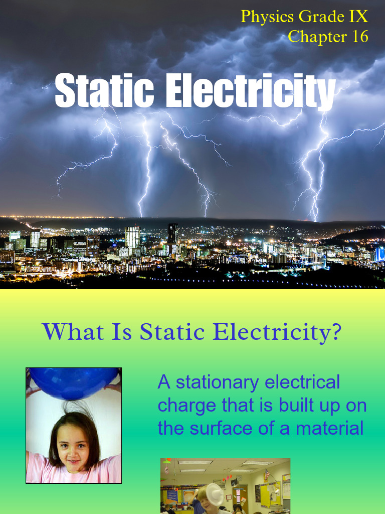Chapter 16 Static Electricity - PPTX 20240830 065027 0000 | PDF ...