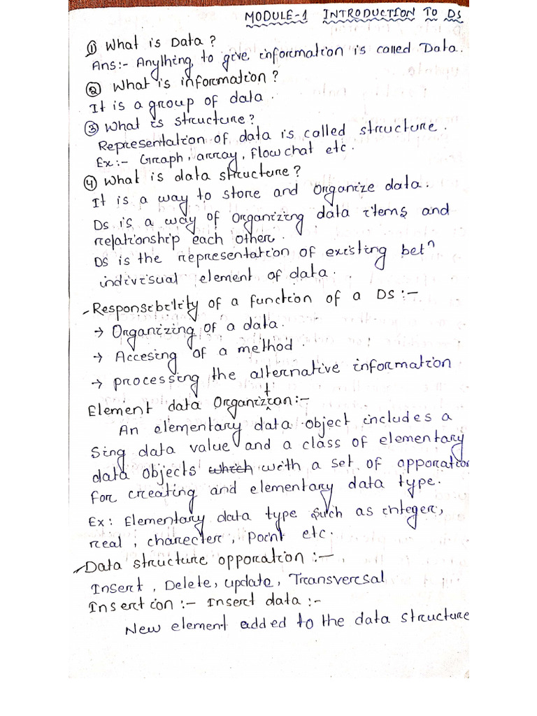 DS Full Note | PDF