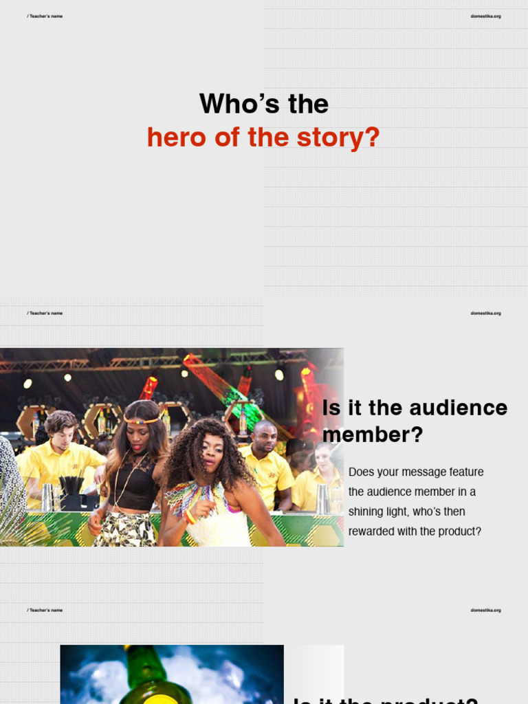U3 - 04 (The Hero of Your Story) | PDF
