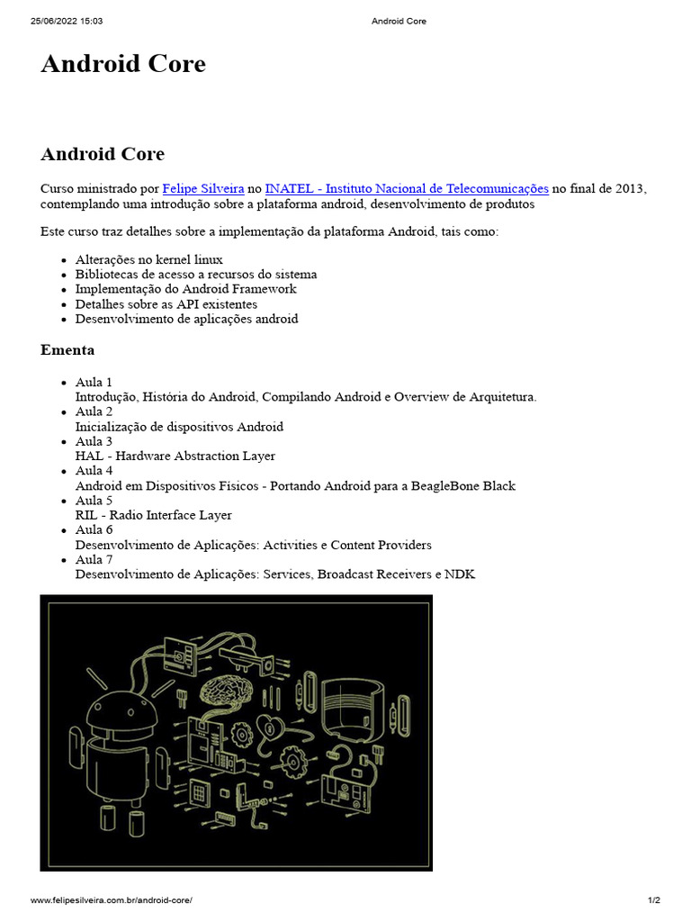 Curso de Desenvolvimento Android Core | PDF
