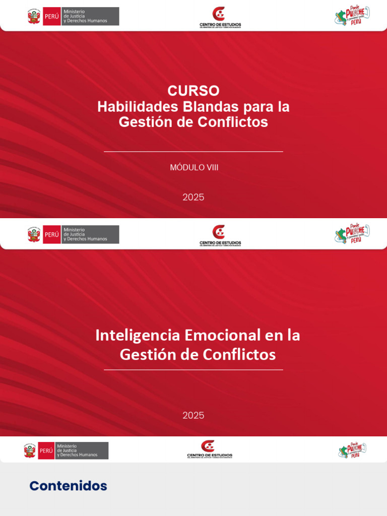Módulo 8 Inteligencia Emocional en La Gestión de Conflictos | PDF | Las ...