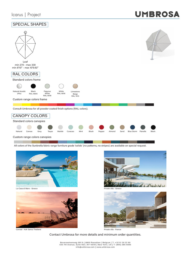 Custom Canopy Color Options Guide | PDF