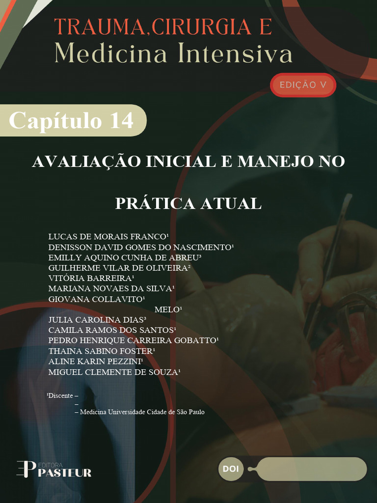 Protocolo ATLS no Manejo do Trauma | PDF | Trauma psicológico | Remédio