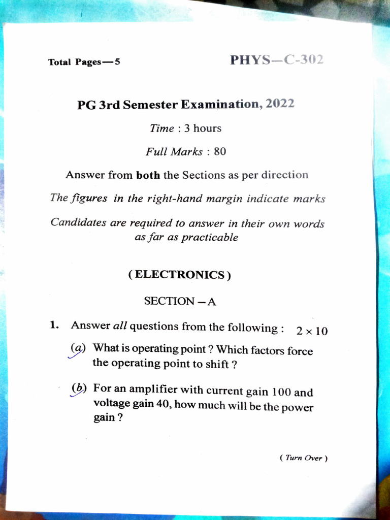 Electronics Pyq 2022 | PDF