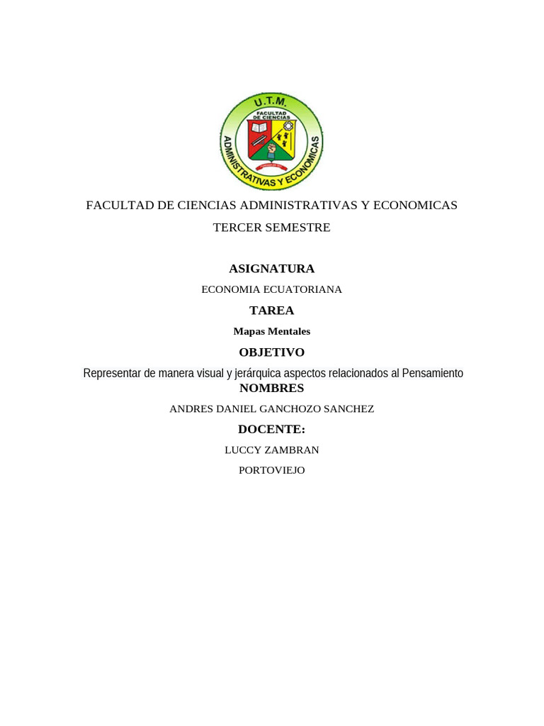 Facultad de Ciencias Administrativas y Economica2 | PDF
