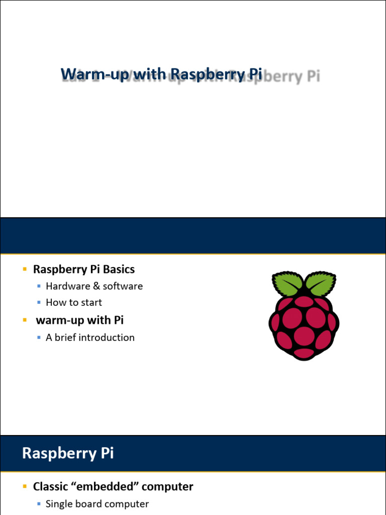 Raspberry Pi Basics and Setup Guide | PDF | Raspberry Pi | Operating System