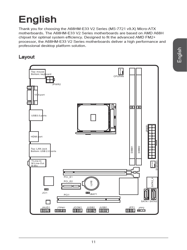 English: Layout | PDF | Bios | Solid State Drive