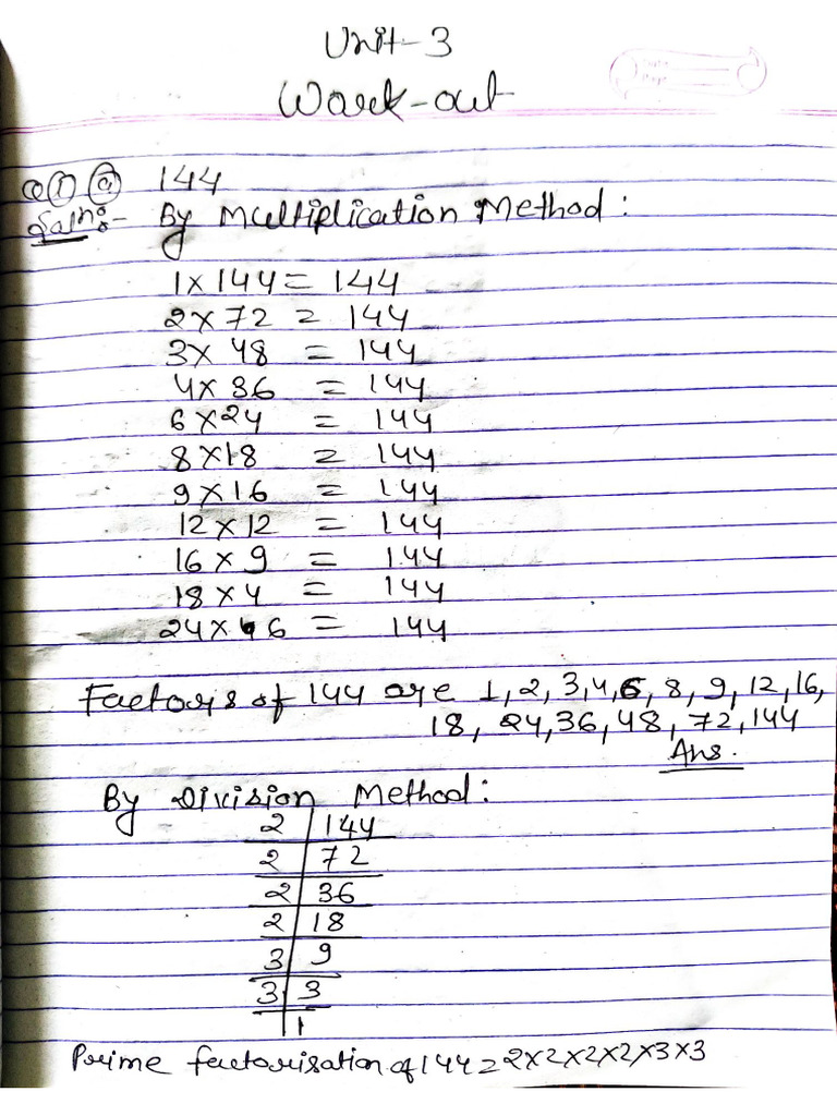 Unit - 3 (Workout) | PDF