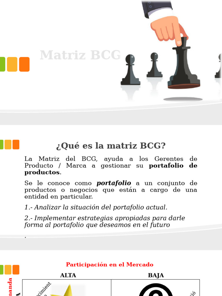 Guía Completa de la Matriz BCG | PDF | Mercado (economía) | Inversiones