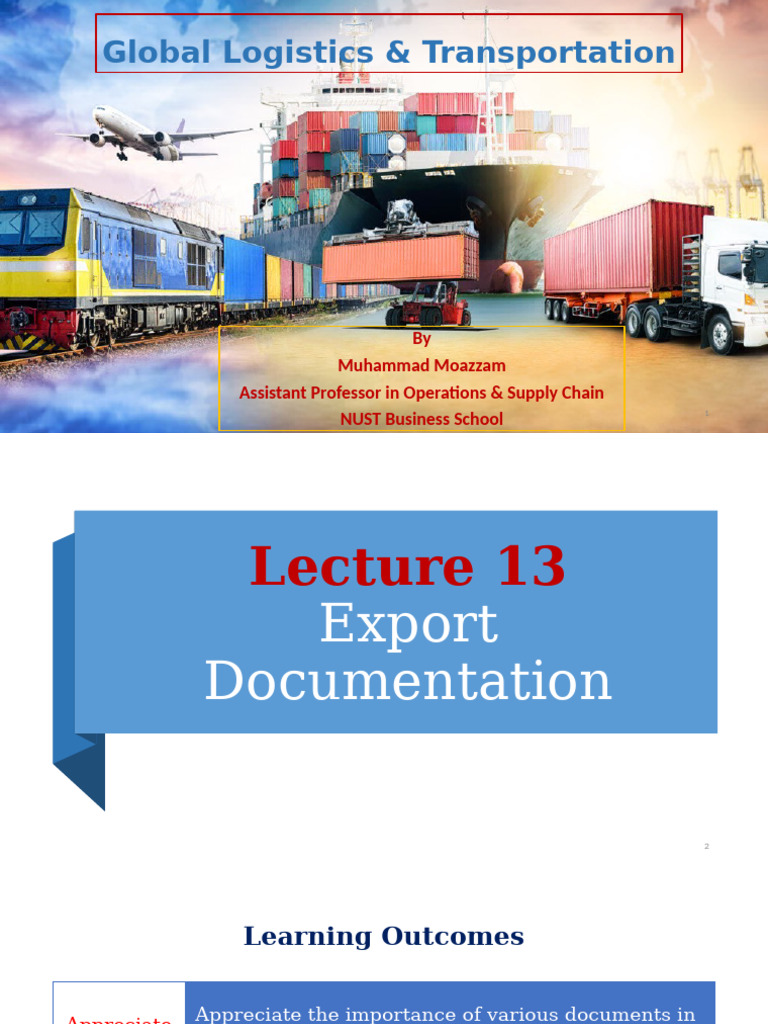 Essential Export Documentation Guide | PDF | Bill Of Lading | Cargo