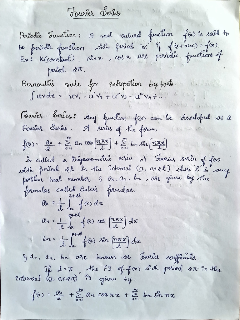 Fourier Transforms Formulas | PDF