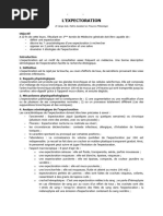 Caractéristiques des expectorations pulmonaires | PDF | Spécialités ...