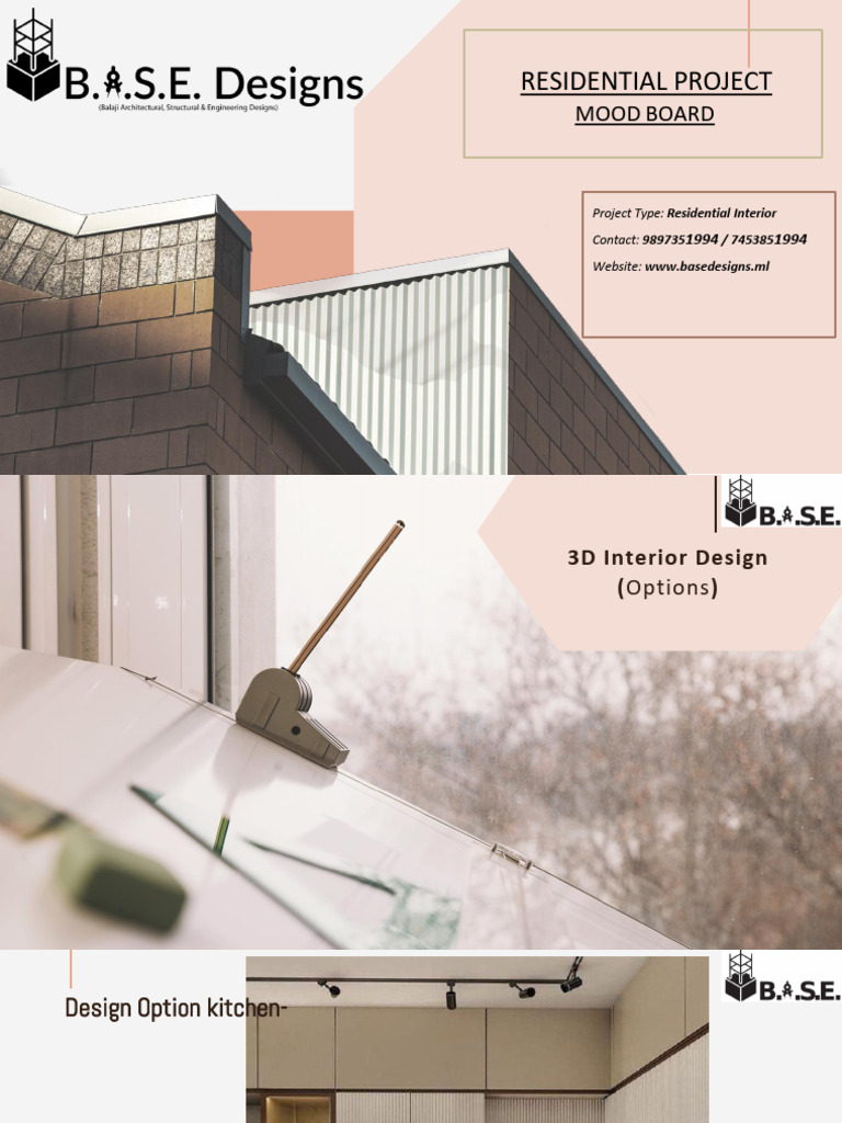 Residential Interior Design Mood Board | PDF
