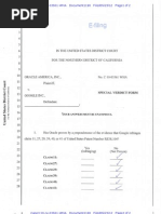 Oracle Patents Verdict Form