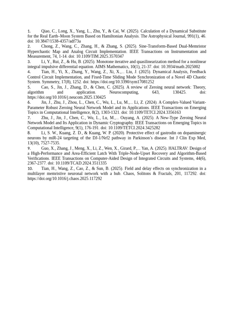D-Abdaal-002 - Nonlinear Dynamical Analysis of The Neuron Model With ...
