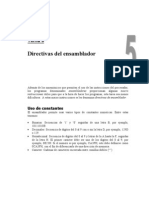 Tema 5 - Directivas Del Ensamblador