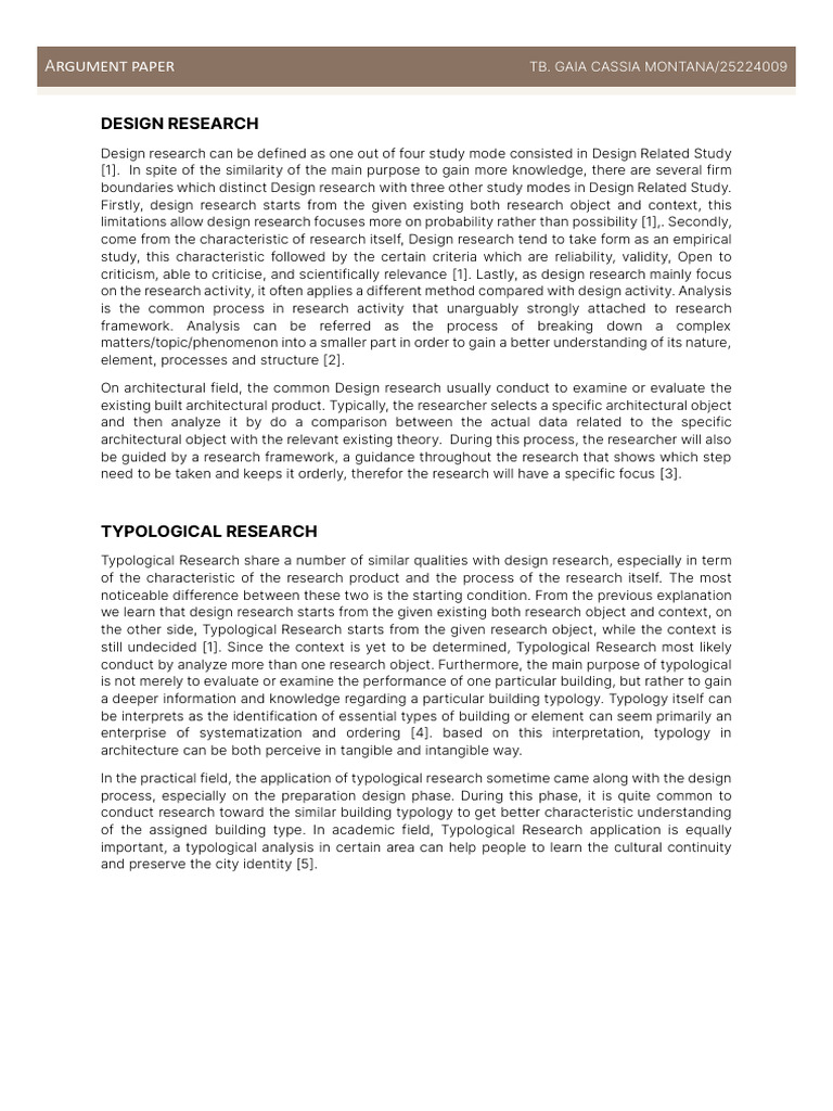 Design Method Assignment 01 Essay | PDF | Knowledge | Cognition