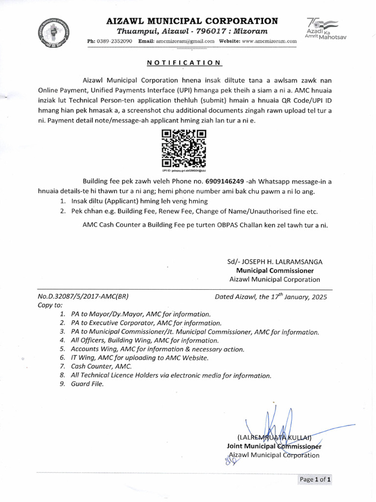 Notification OBPAS Online Payment | PDF