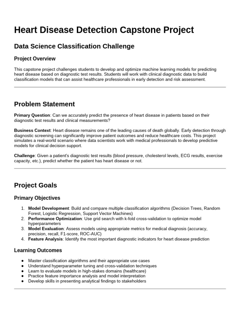 Heart Disease Prediction with ML Models | PDF | Statistical ...