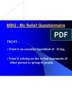 MBQ: My Belief Questionnaire: Trust: Trust Is An Essential Ingredient of Living
