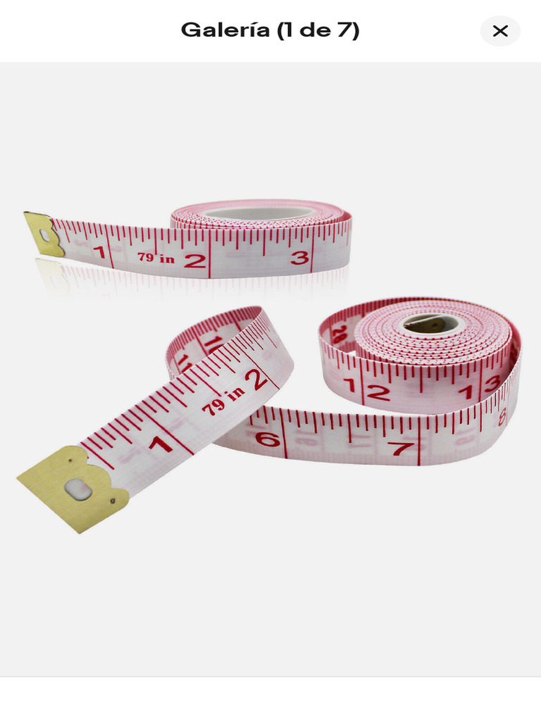 2pcs Body Measuring Ruler Sewing Cloth Tailor Tape Measure Soft Flat 79 ...