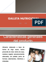 Nutrición - Galletas Alimenticias